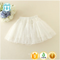 wholesaler In stock item lace pattern mini dress black white cotton midi tutu skirt